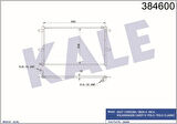 Kale 384600 Klima Radyatörü Caddy Polo Classic 1.4L 1.6L1.8I 1.7 1.9SDI 1.9D 1.9TDI 95- 6K0820413