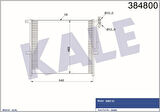 Kale 384800 Klima Radyatörü BMW X3 E83 N46 M54 N51 17113400400