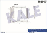 Kale 392900 Klima Radyatörü W203 02-07 Cl203 02-08 S203 03-07 C209 02-09 A209 03-9 2035000854