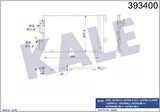 Kale 393400 Klima Radyatörü Astra H Zafira B Düz ve Easytronic Şanzıman 590x380x16 1850096
