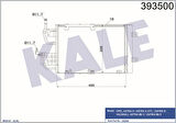Kale 393500 Klima Radyatörü Astra H -09 Zafira B Z13DTH A17Dtr A17DTJ Z19Dt Z19DTH Z20LEH 520x331x11 13171592