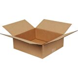 Tek Oluklu Koli, Ürün Kolisi, Kitap Kolisi 25x25x11,5 Cm Esmer C Dalga 50 Adet