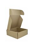 E-ticaret Taşıma Paketleme Kargo Kutusu 25x20x10 Cm Esmer 200 Adet