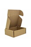 E-ticaret Taşıma Paketleme Kargo Kutusu 32x22x12 Cm Esmer 100 Adet