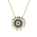 Altın Güneş Nazar Kolye (KLY0029)