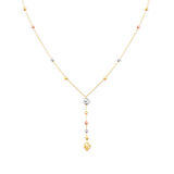 Altın Toplu Dorika Zincir Kolye (KLY0074)