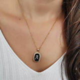 Yeni Trend Altın Harf Kolye (Tüm Harfler) (KLY0270)