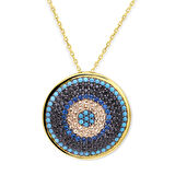 Altın 14 Ayar Nazar Kolye (KLY0412)