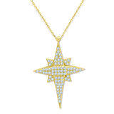 Altın Kutup Yıldızı Kolye (KLY0427)