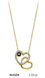 Harem Altın 14 Ayar Altın Kalp Kolye KLY634