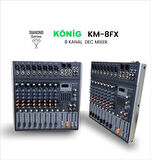 KÖNİG  KM-8 FX DIAMOND 8 KANAL DEC MİXER