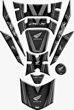Honda PCX 125 2018 Tank Pad Sticker Seti 11 Siyah - Gri