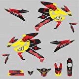 Bajaj Pulsar 200 NS Motobul 41 Design Sticker Set