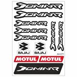 Bajaj Dominar Beyaz Sticker Seti