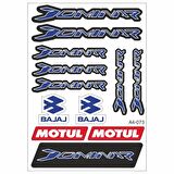 Bajaj Dominar Mavi Sticker Seti