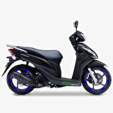 Honda Dio 110 Geniş Jant Şeridi Mavi