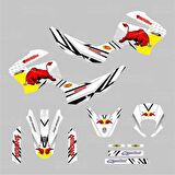 Mondial X-Treme Max 200 i Bull Desing Sticker Set