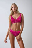 Kom Rapida Desenli Toparlayıcı Bikini Pembe