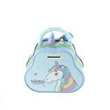 Kumbara Metal Unicorn Desenli Kilitli Kumbara