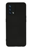 Newface Oppo A74 4G Kılıf Nano içi Kadife Silikon - Siyah