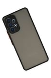 Newface Samsung Galaxy A53 5G Kılıf Montreal Silikon Kapak - Siyah