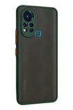 Newface İnfinix Hot 11s Kılıf Montreal Silikon Kapak - Yeşil