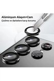 Newface Samsung Galaxy A24 4G Valdez Metal Kamera Lens - Gümüş
