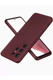 Newface Samsung Galaxy S25 Ultra Kılıf First Silikon - Bordo