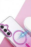 Newface Samsung Galaxy S25 Glossy Magsafe Kapak - Mavi