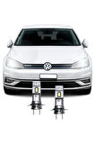 VW YENİ GOLF 7,5 LED XENON H7 KISA FAR OTO AMPUL SETİ Mini Led 2'li Set