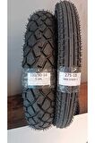 Iranyasa -tdt Tyres Maxstreer Ikili Set 110-90-16tl 6p 275t-18tl Motosiklet Lastiği