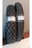 Iranyasa -tdt Tyres Maxstreer Ikili Set 110-90-16tl 6p 275t-18tl Motosiklet Lastiği