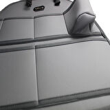 Seat Cordoba Araç İçi Deri Koltuk Arkası Organizer Düzenleyici Koruyucu Gri
