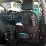 
Dacia Sandero Stepway Deri Koltuk Arkası Organizer Düzenleyici Koruyucu SİYAH