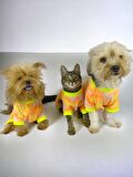 Tesla Penye Tulum Duo Köpek Tulumu Köpek Elbisesi