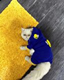 Navy Bee Kedi Tulumu Kedi Kıyafeti
