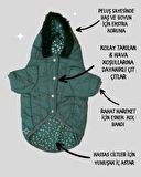 Green Comfy Köpek Montu, Köpek Ceketi, Köpek Dış Giyim