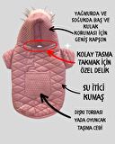 Pink Comfy Köpek Montu, Köpek Ceketi, Köpek Dış Giyim