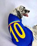 Uno Blue Büyük Irk Köpekler İçin Tişört