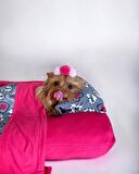 Pink Loves Köpek Uyku Takımı Minder Yastık Örtü Set