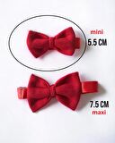 Mini Rouge Köpek Papyonu Kurdela Tasma Yılbaşı Noel