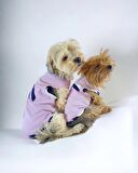 Light Purple BB Atlet Köpek Kıyafeti  Köpek Elbisesi