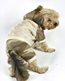 Kamuflaj Comfy Puf Köpek Mont Tulum Takım, Köpek Ceket Takım