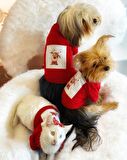 Rudolph Geyikli Köpek Tişörtü Yılbaşı Noel Christmas Köpek Elbisesi