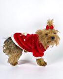 Kitty Santa Köpek Kazağı, Noel , Yılbaşı Elbisesi Kıyafeti