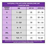 Greenco Bunny Kapşonlu Sweat Elbise by Kemique Köpek Kazağı 