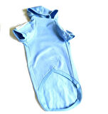 Baby Blue Adidog Kapşonlu Sweatshirt Orta ve Büyük Irklar İçin