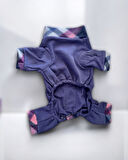 Monogram Purp Köpek Tulum Pijama