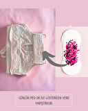 Red Frilly Dişi Köpek Regl Külotu | Köpek Donu | Köpek İç Çamaşırı | Ayarlanabilir Bağcıklı | Küçük Irklar İçin