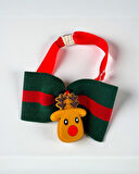 Royal Rudolph Premium Yılbaşı Köpek Papyonu | Limited Edition Luxe Aksesuar | Orta & Büyük Irklar İçin